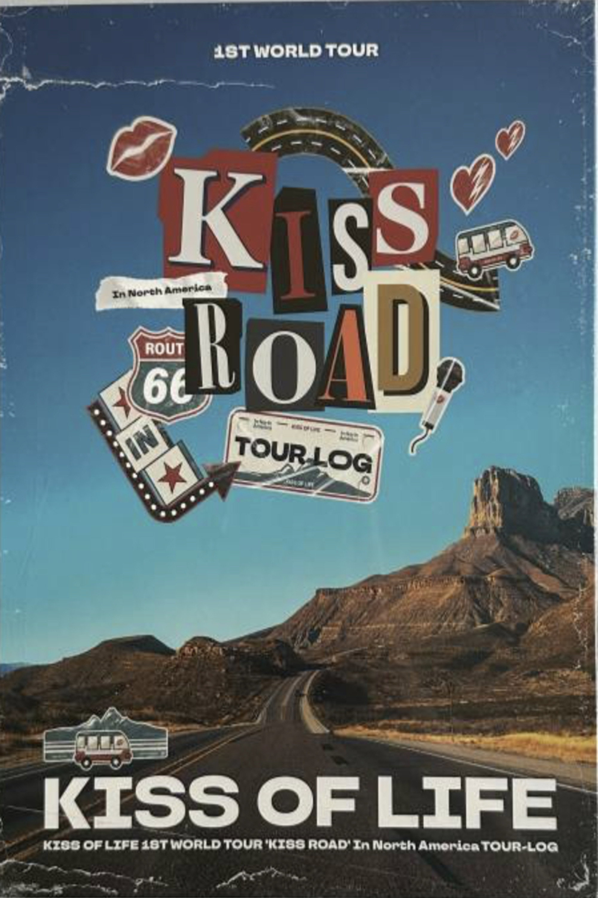 KISS OF LIFE - [KISS ROAD] 1ST WORLD TOUR In North America TOUR-LOG