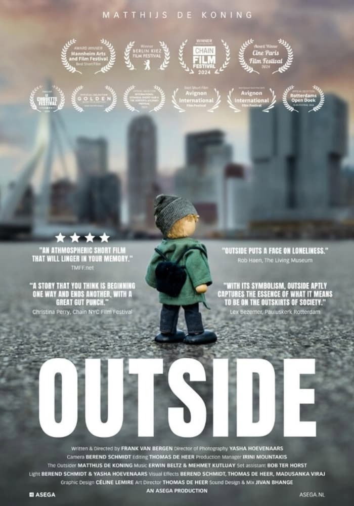 Outside