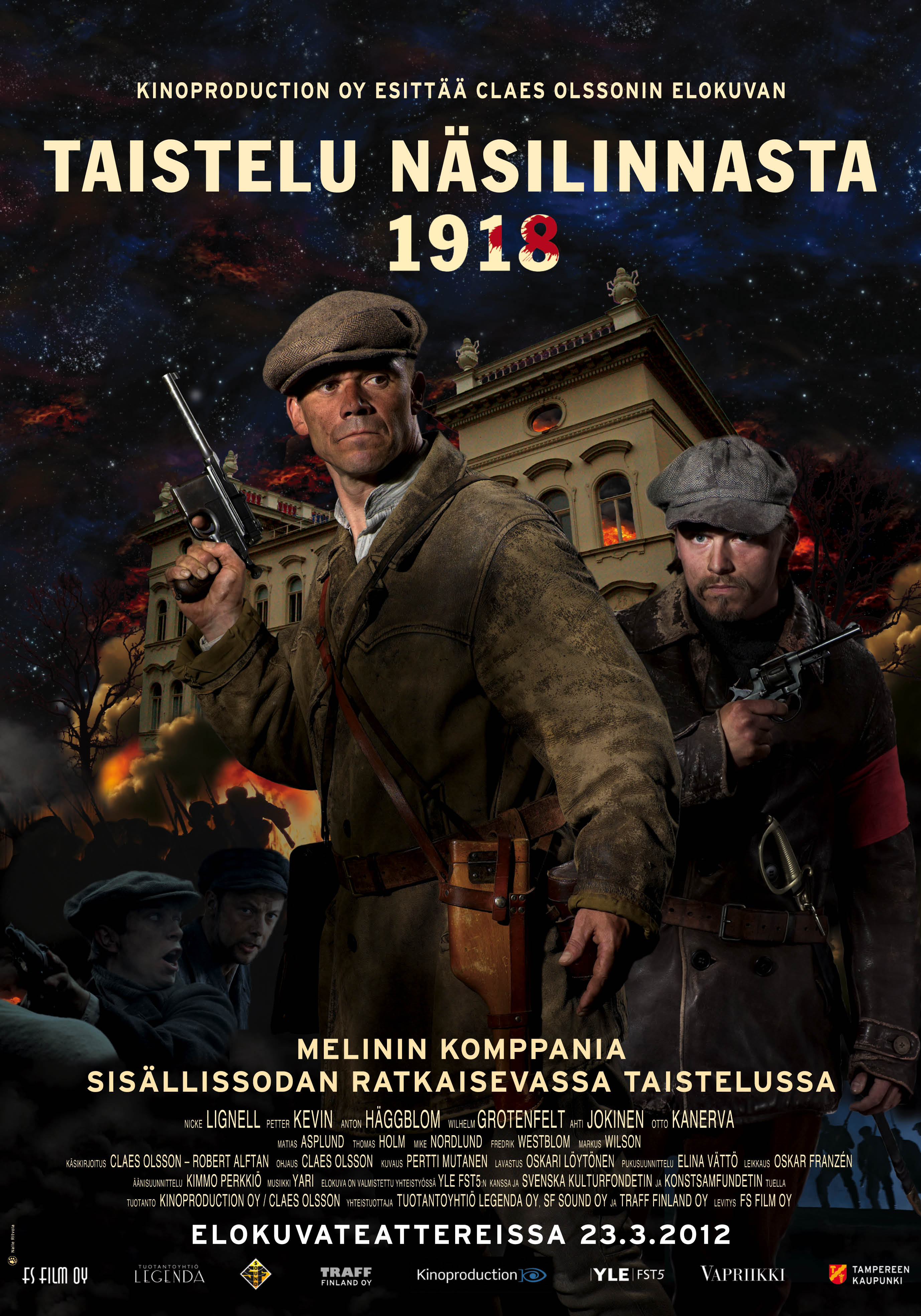 Бой за дворец Нясилинна, 1918 год