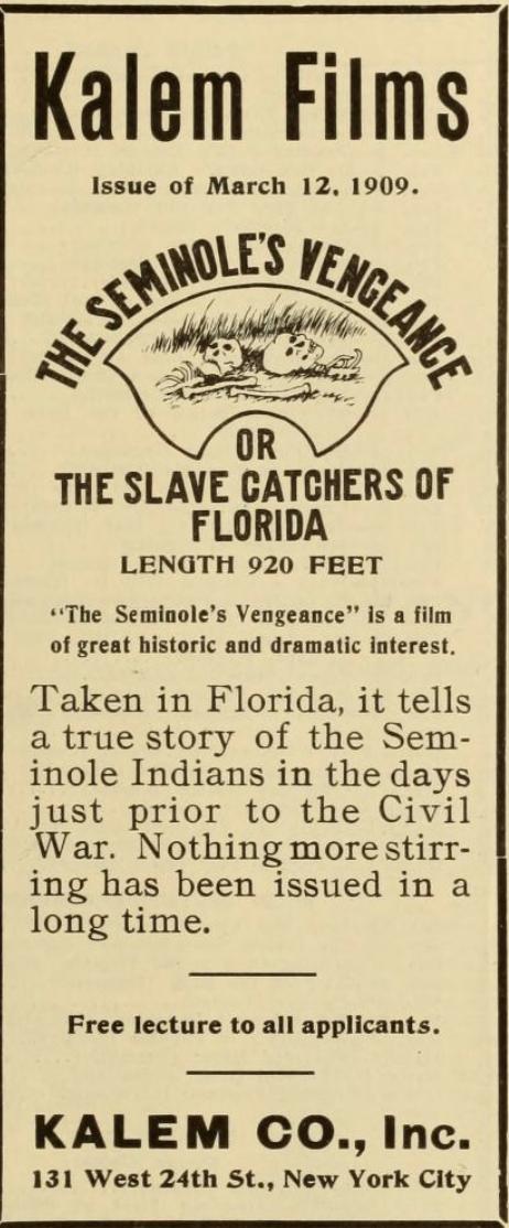 The Seminole's Vengeance: or, The Slave Catchers of Florida