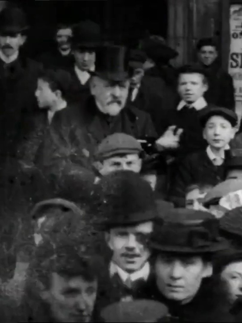 Congregation Leaving Jesuit Church of St. Francis Xavier, Dublin