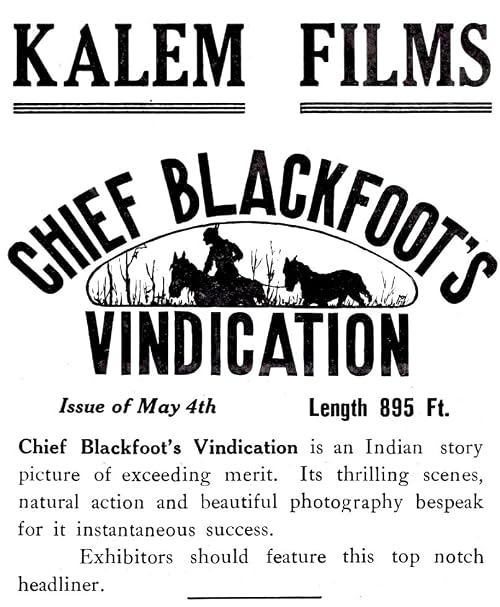 Chief Blackfoot's Vindication