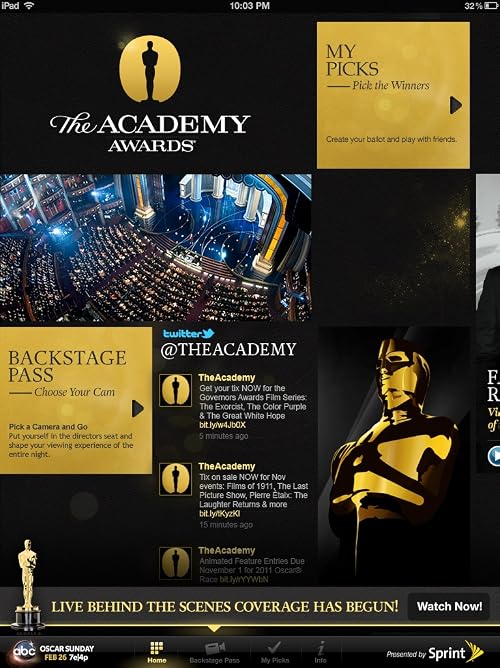 The 84th Annual Academy Awards Backstage Pass
