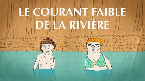 Le courant faible de la rivière