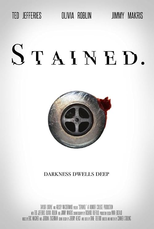 Stained.
