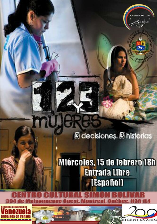 1, 2 y 3 mujeres