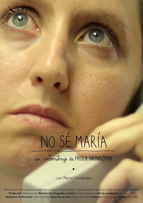 No sé María
