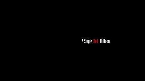 A Single Red Balloon