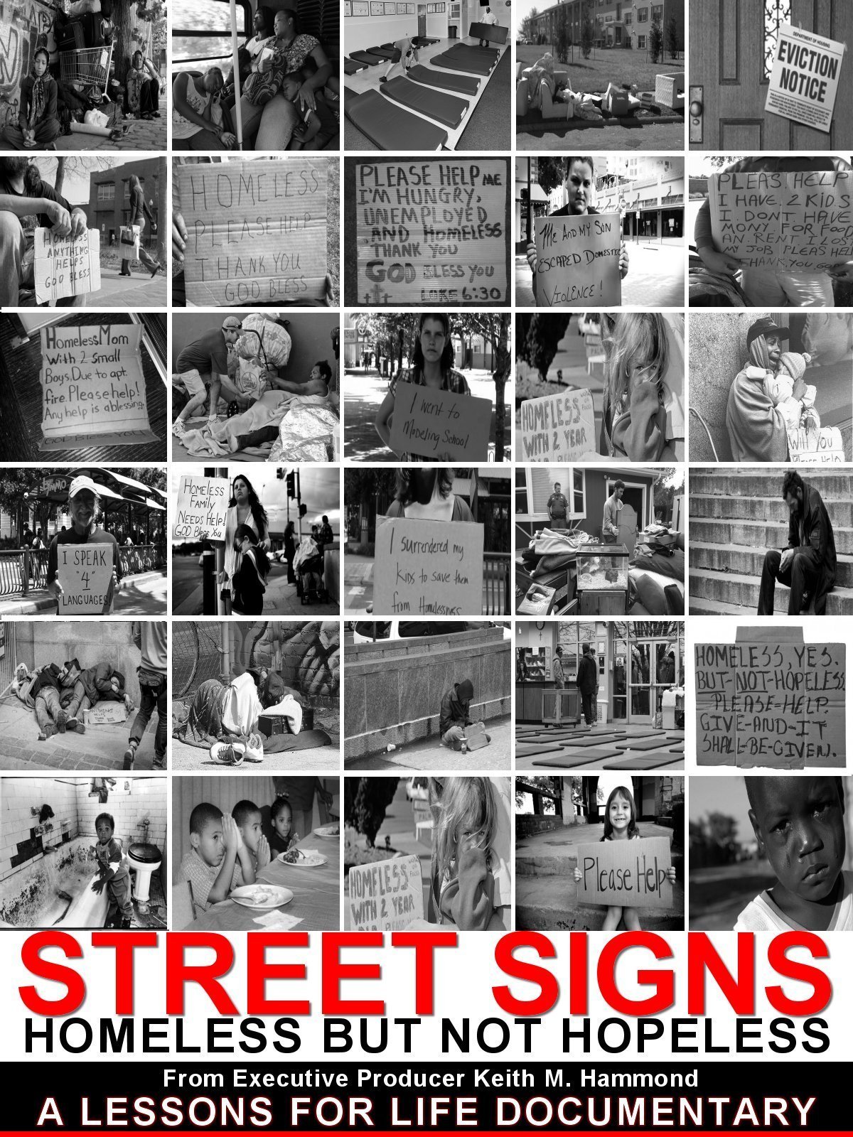 Street Signs: Homeless But Not Hopeless