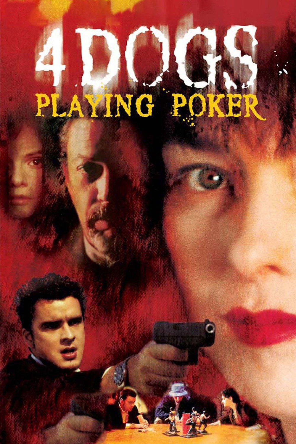 Четыре собаки в игре в покер