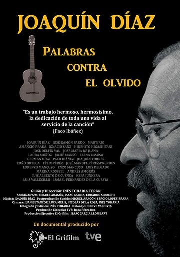 Joaquin Diaz, words against oblivion