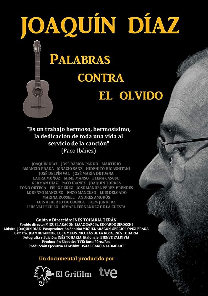 Joaquin Diaz, words against oblivion