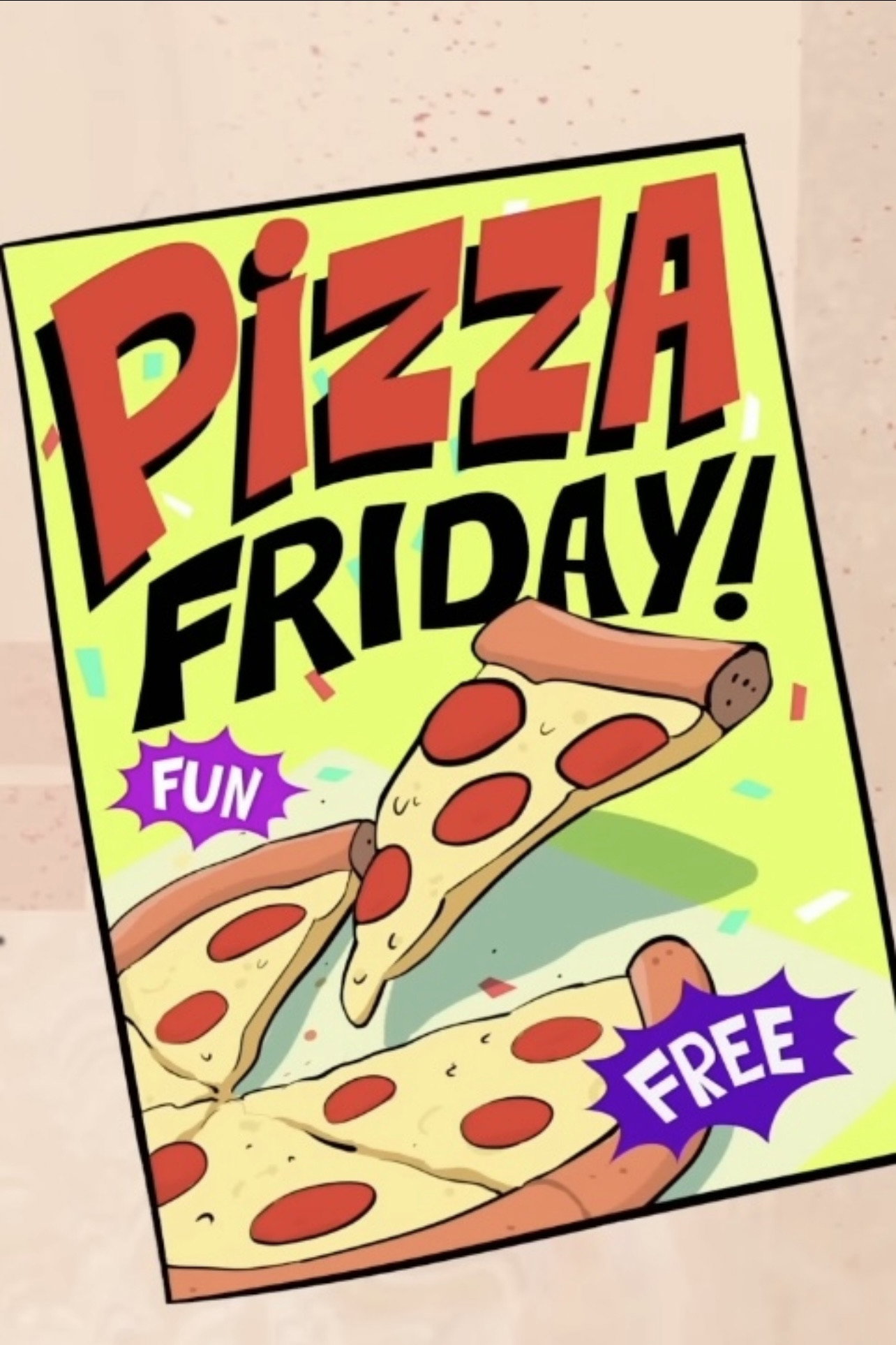 Teenage Mutant Ninja Turtles in Pizza Friday!