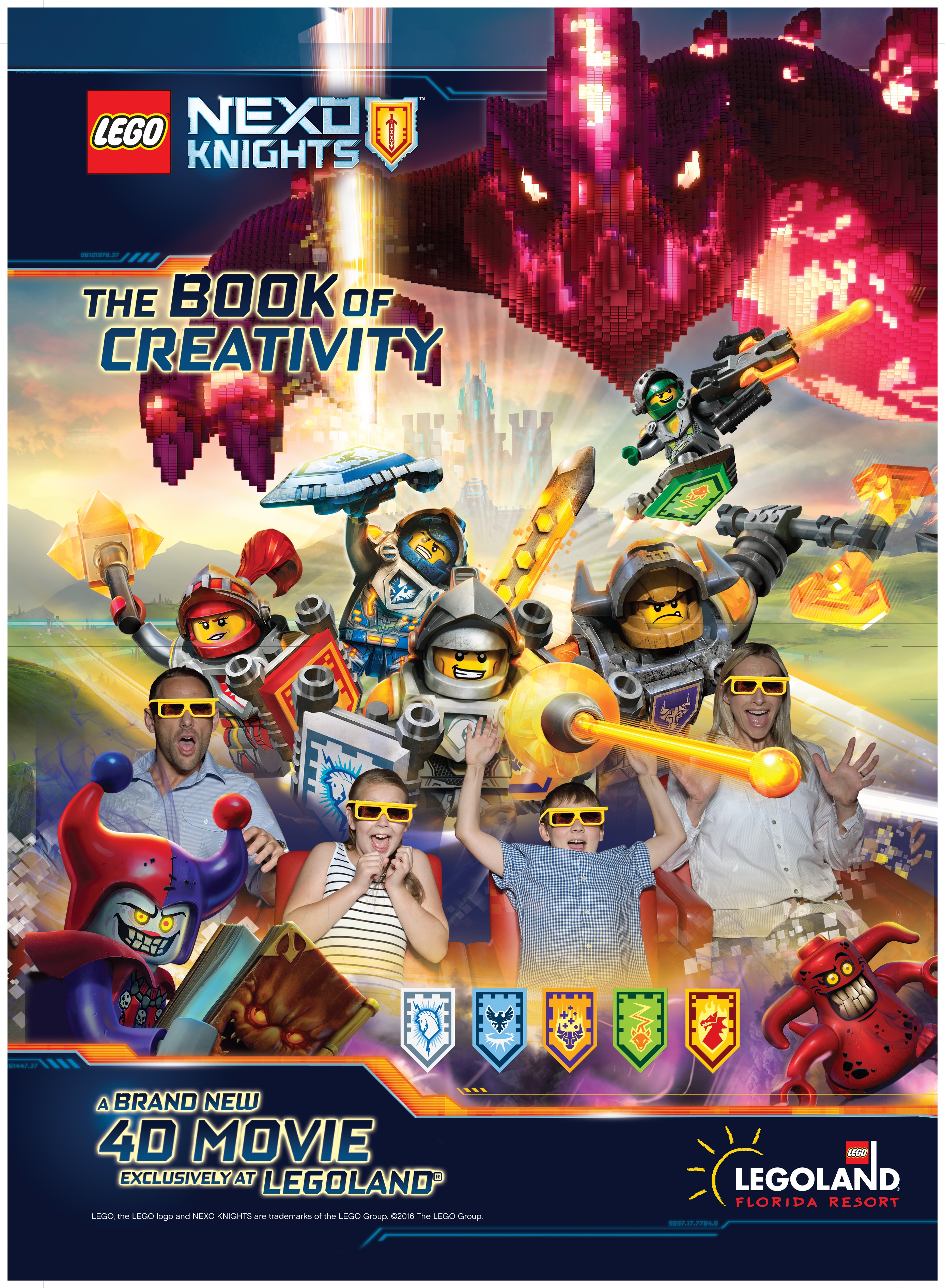 LEGO Nexo Knights 4D: The Book of Creativity