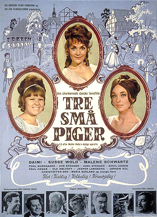 Tre små piger