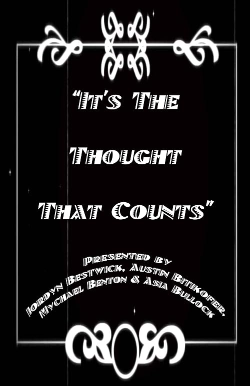 It's the Thought That Counts: Noir Black & White Version