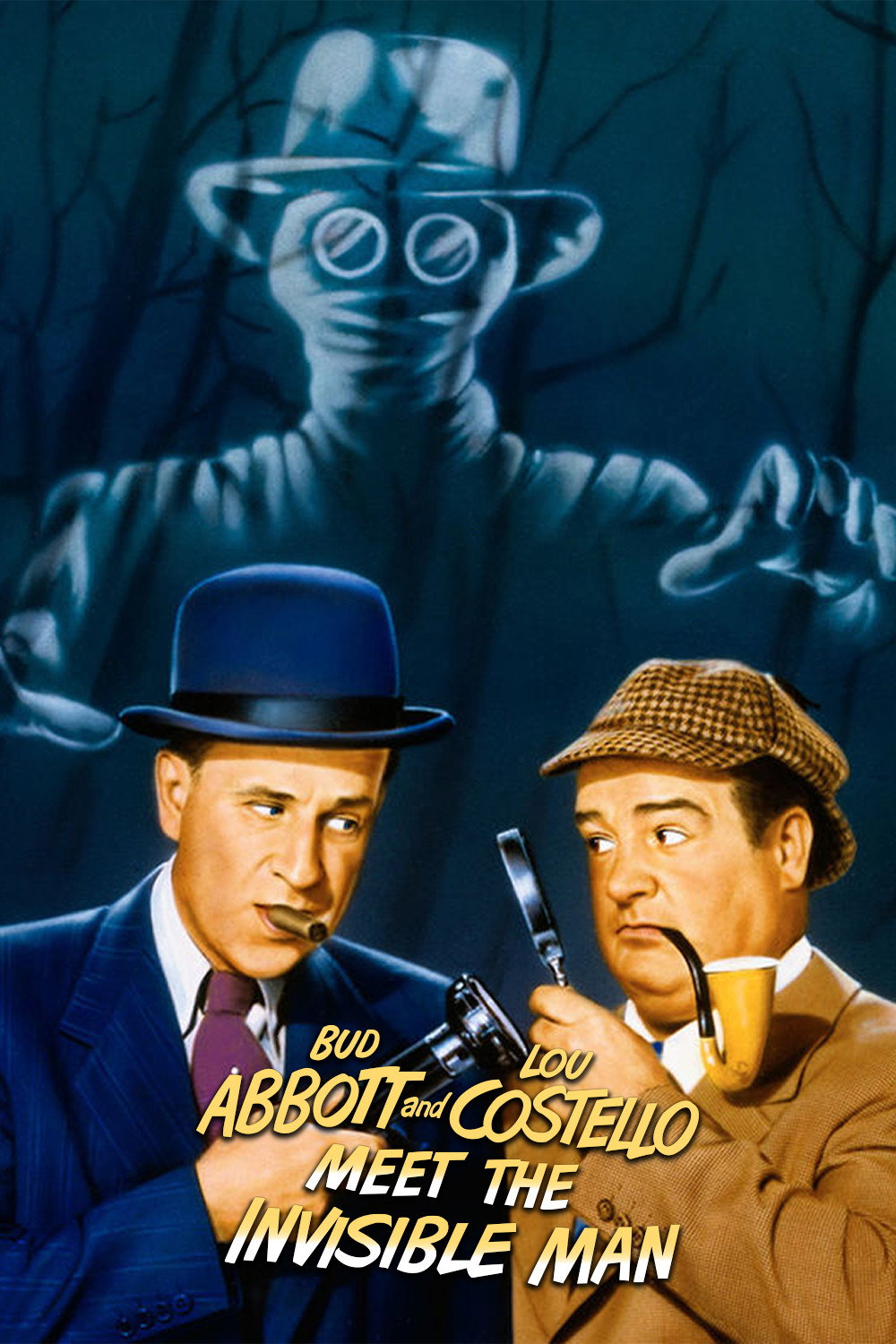 Abbott y Costello salvan al hombre invisible
