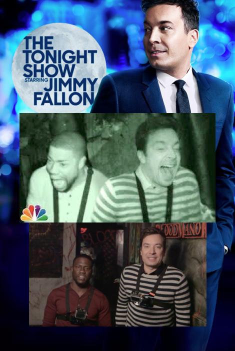 Jimmy Fallon and Kevin Hart Visit a Haunted House: Blood Manor, NYC