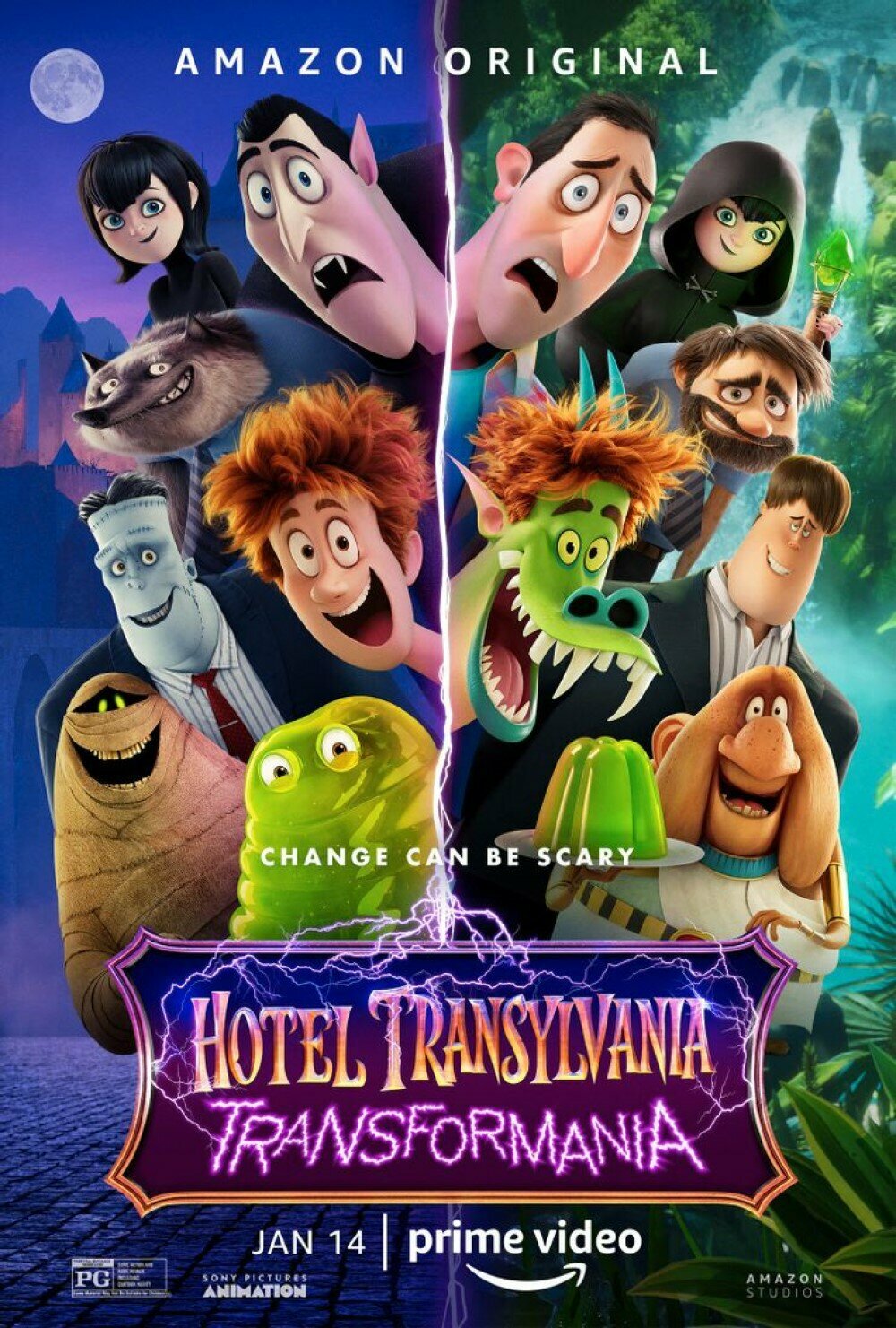 Hôtel Transylvanie : Changements monstres