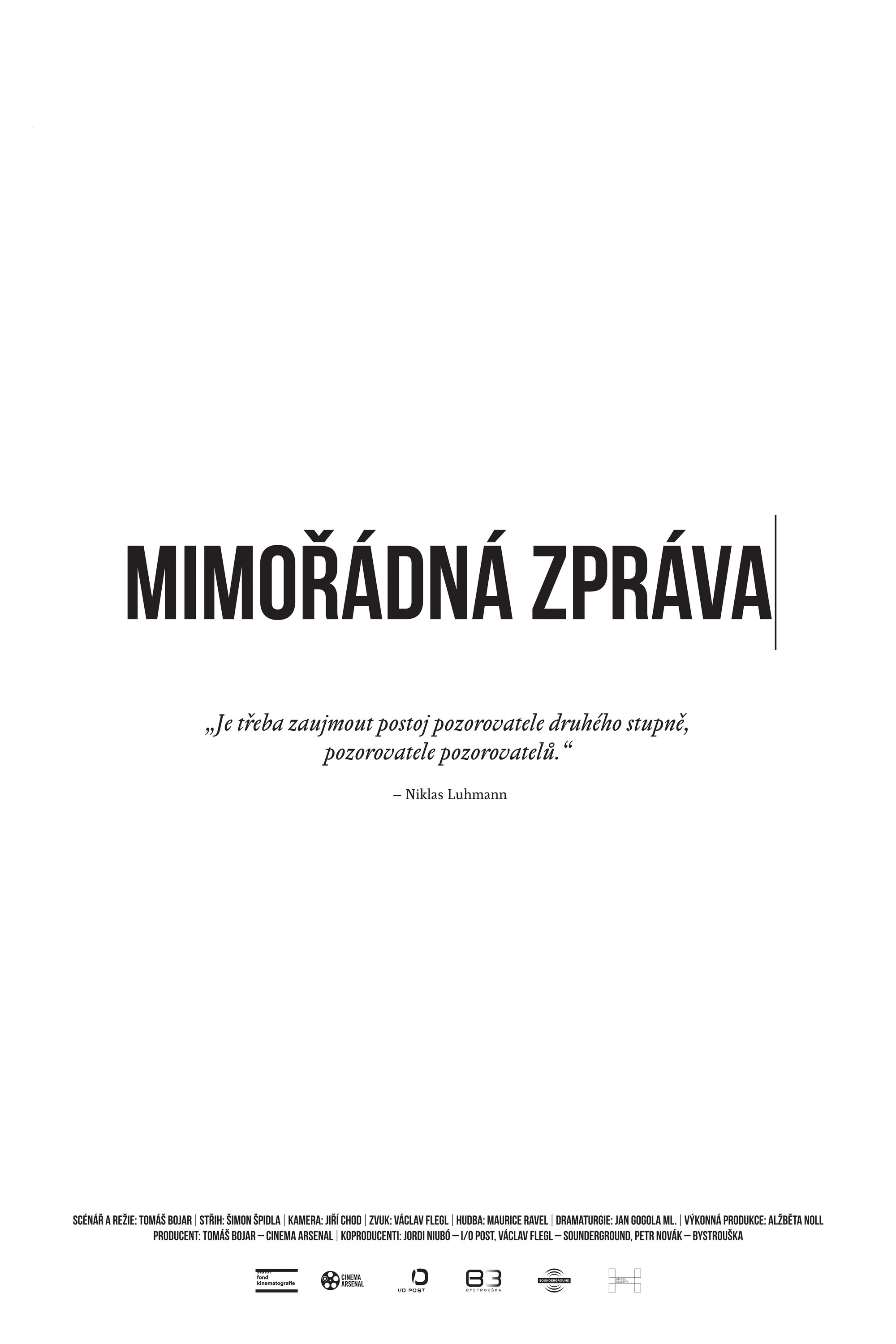 Mimorádná zpráva