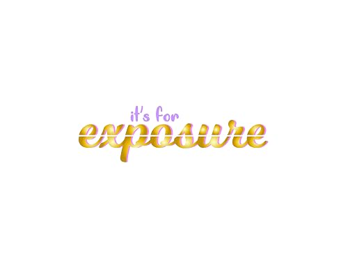 It's for Exposure