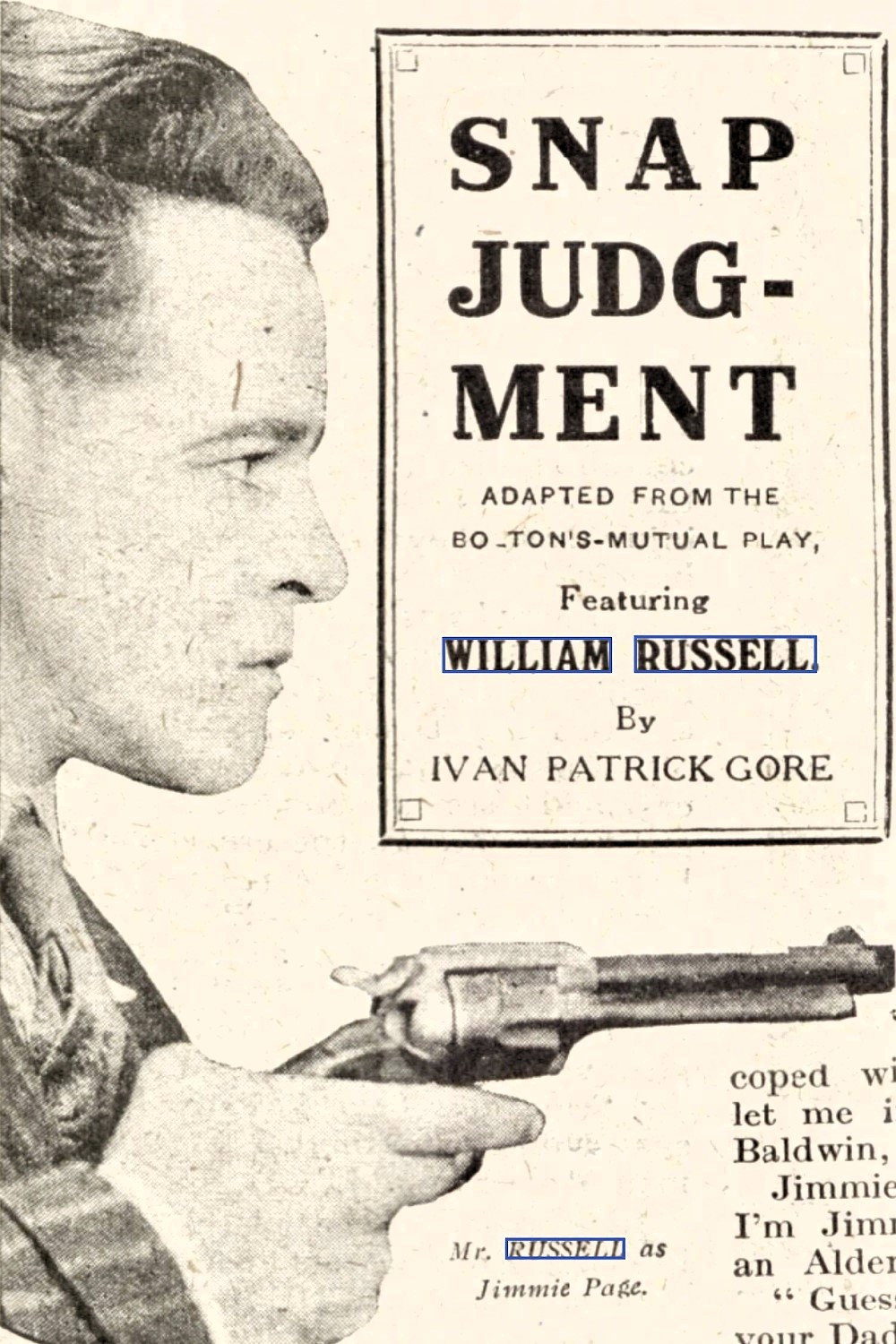 Snap Judgment