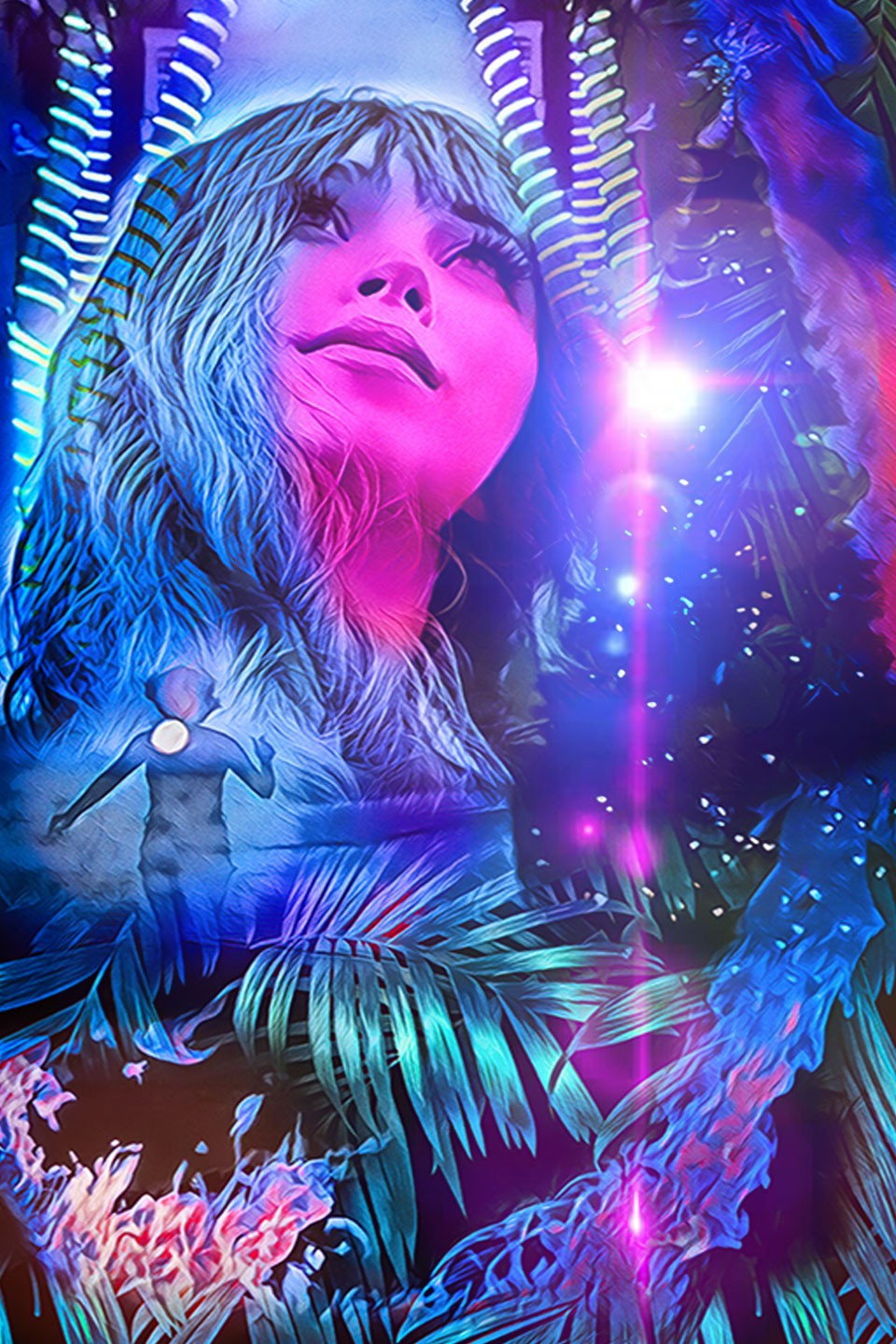 Girl in the Palms
