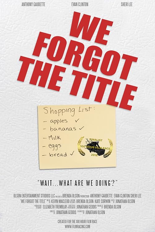 We Forgot The Title