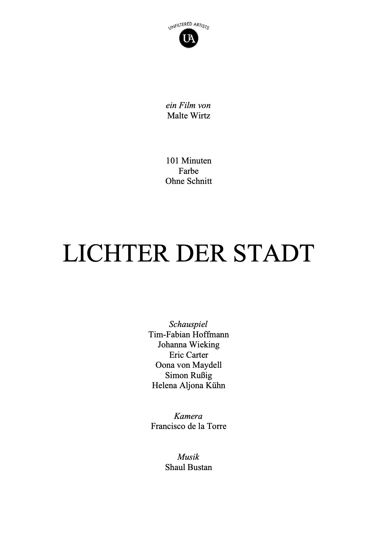 Lichter der Stadt