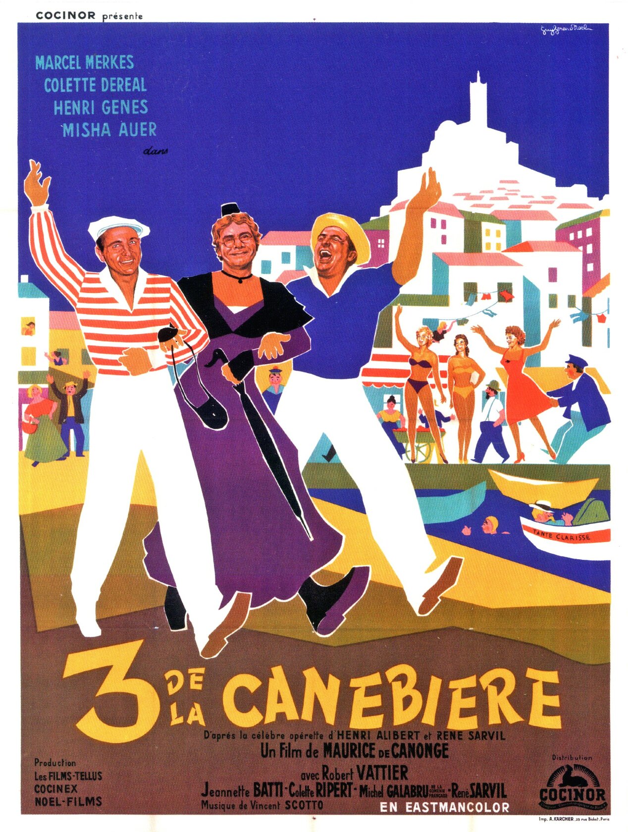 Three of the Canebière