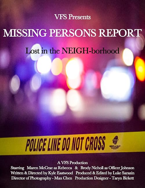 Missing Persons Report
