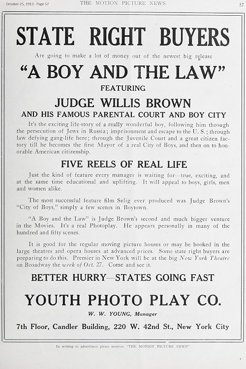 A Boy and the Law
