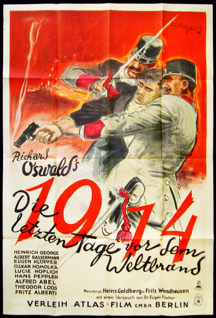 1914, последние дни перед мировым пожаром