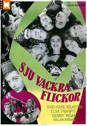Sju vackra flickor