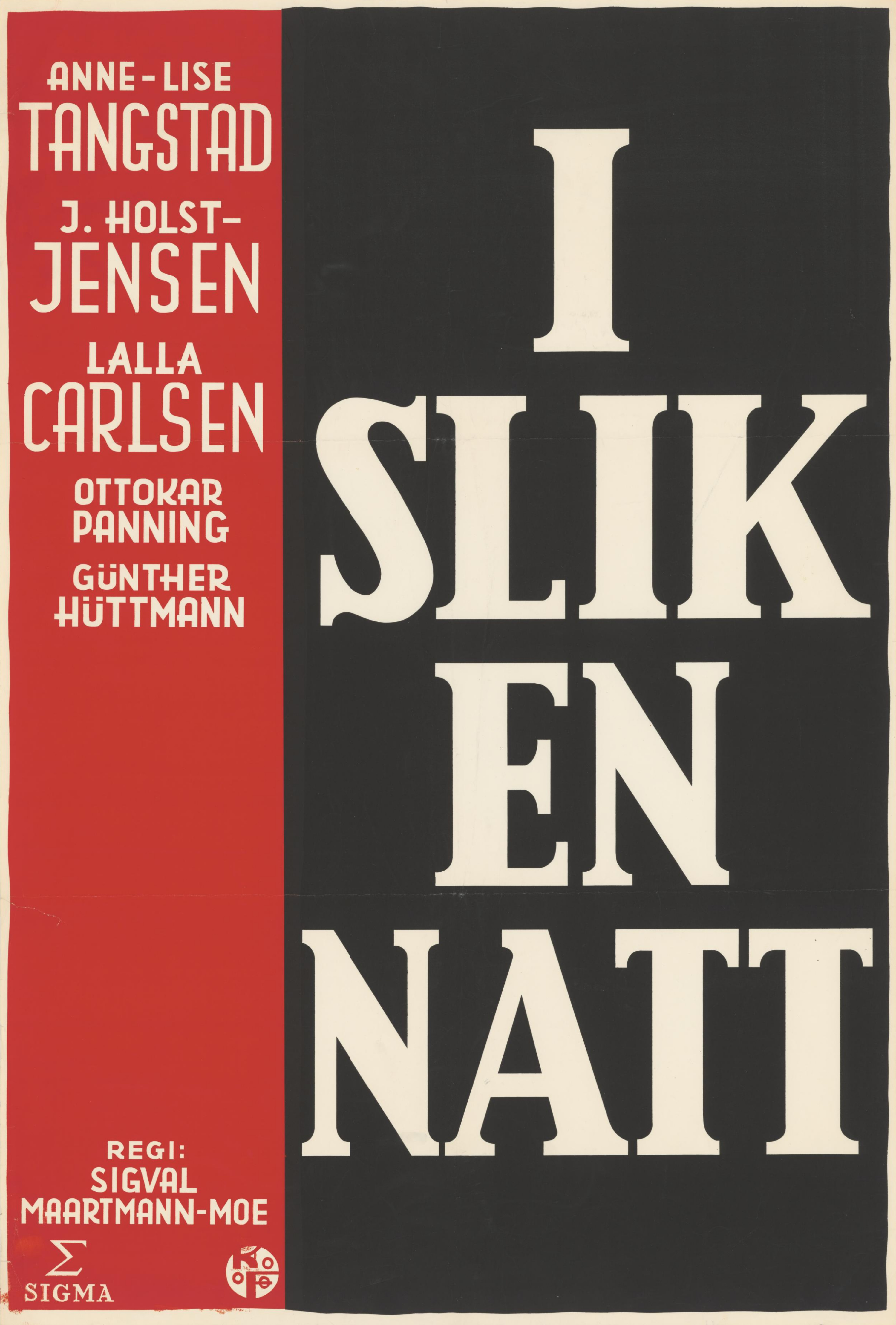 I slik en natt