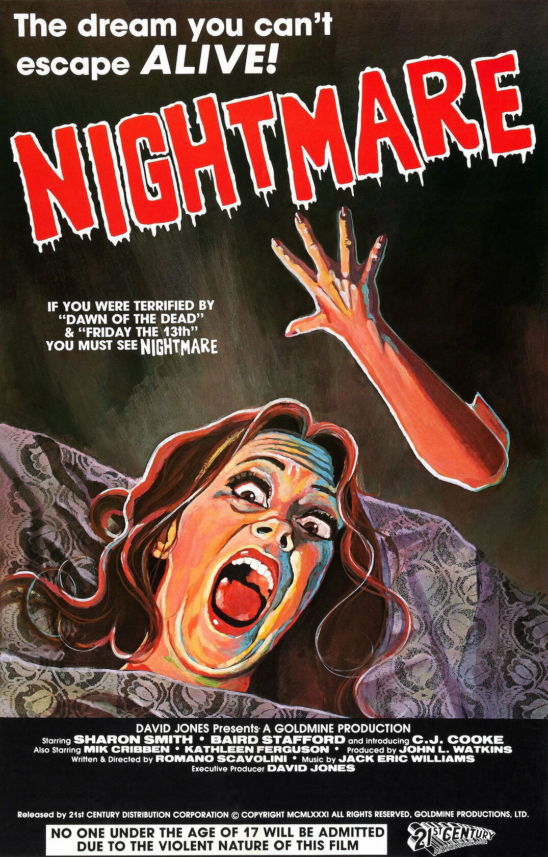 Nightmare in a Damaged Brain