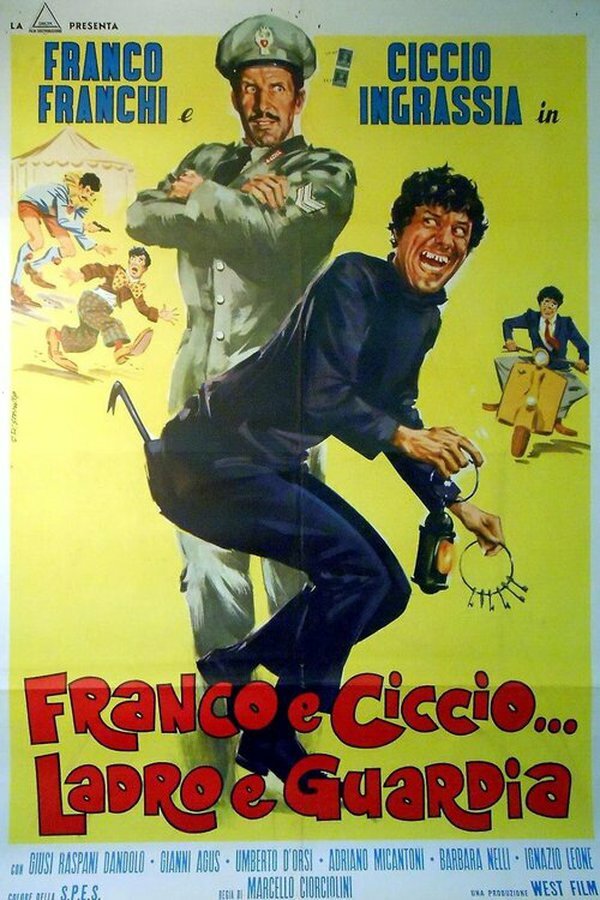Franco and Ciccio... Robber and Cop