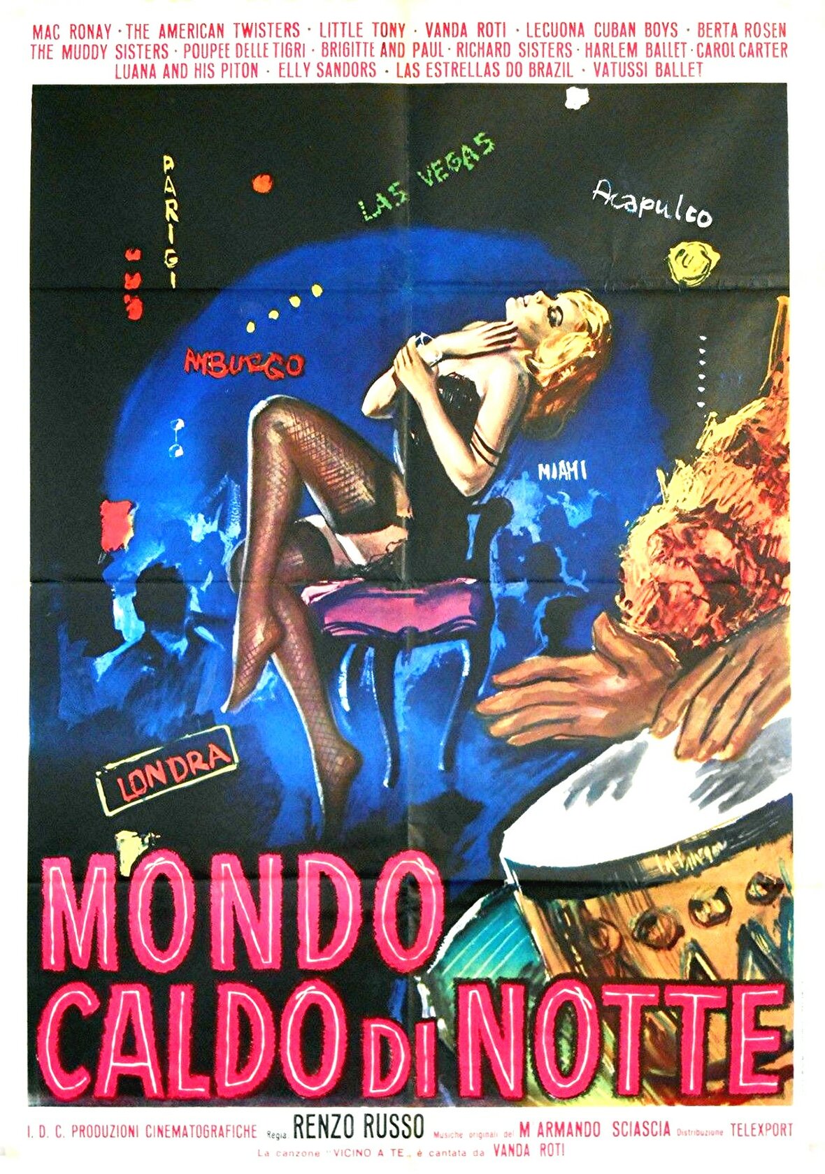 Mondo caldo di notte