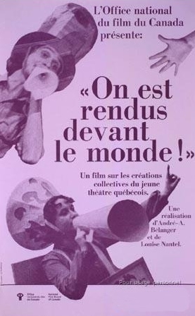 On est rendus devant le monde!