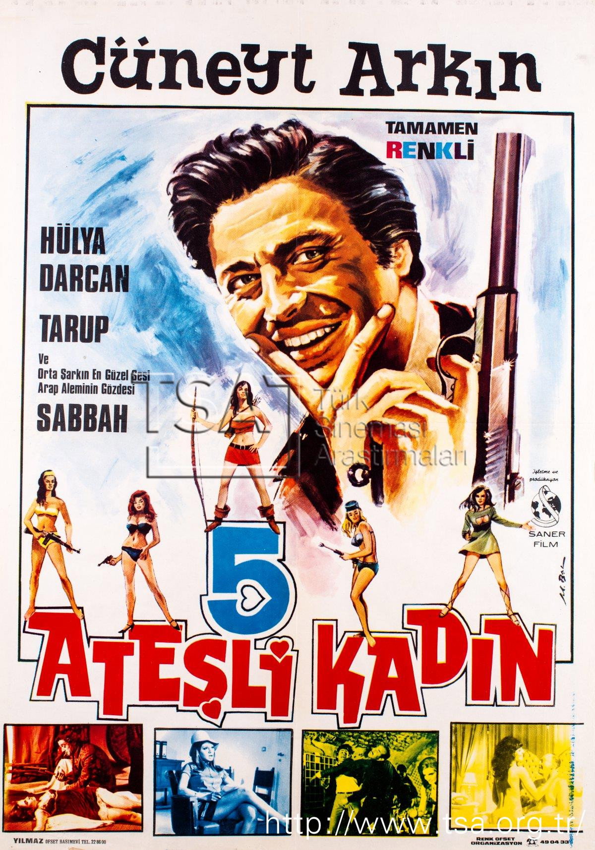 Bes Atesli Kadin