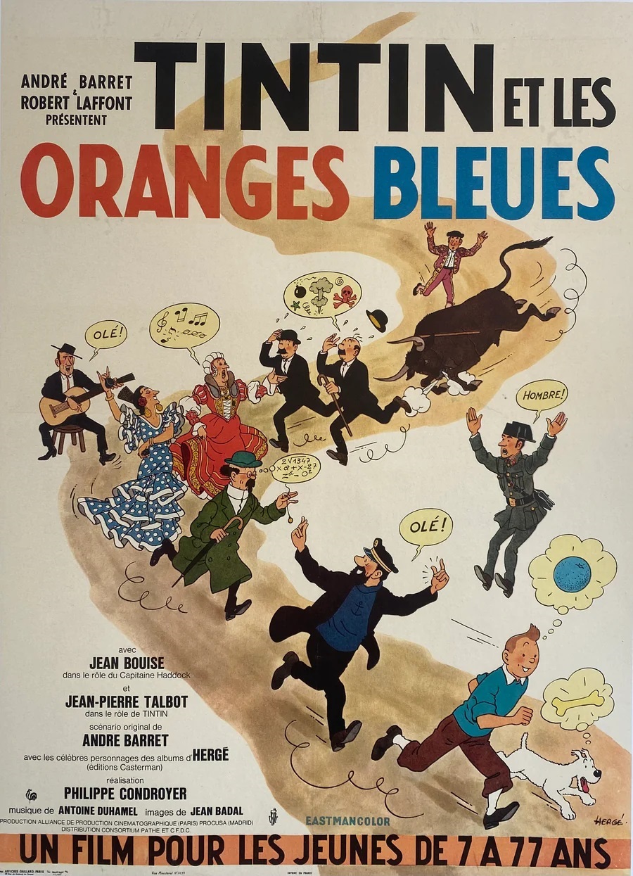 Tintin and the Blue Oranges