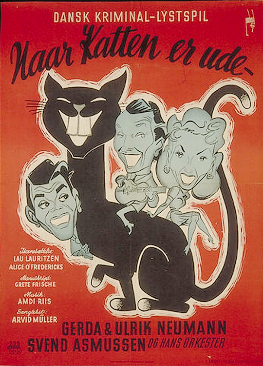 Når katten er ude