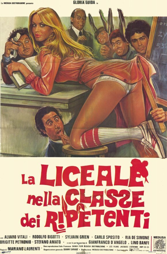 La liceale nella classe dei ripetenti