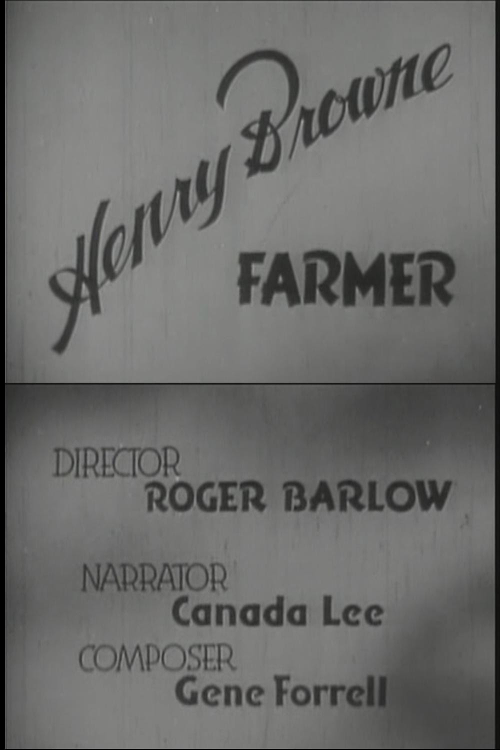 Генри Браун, фермер