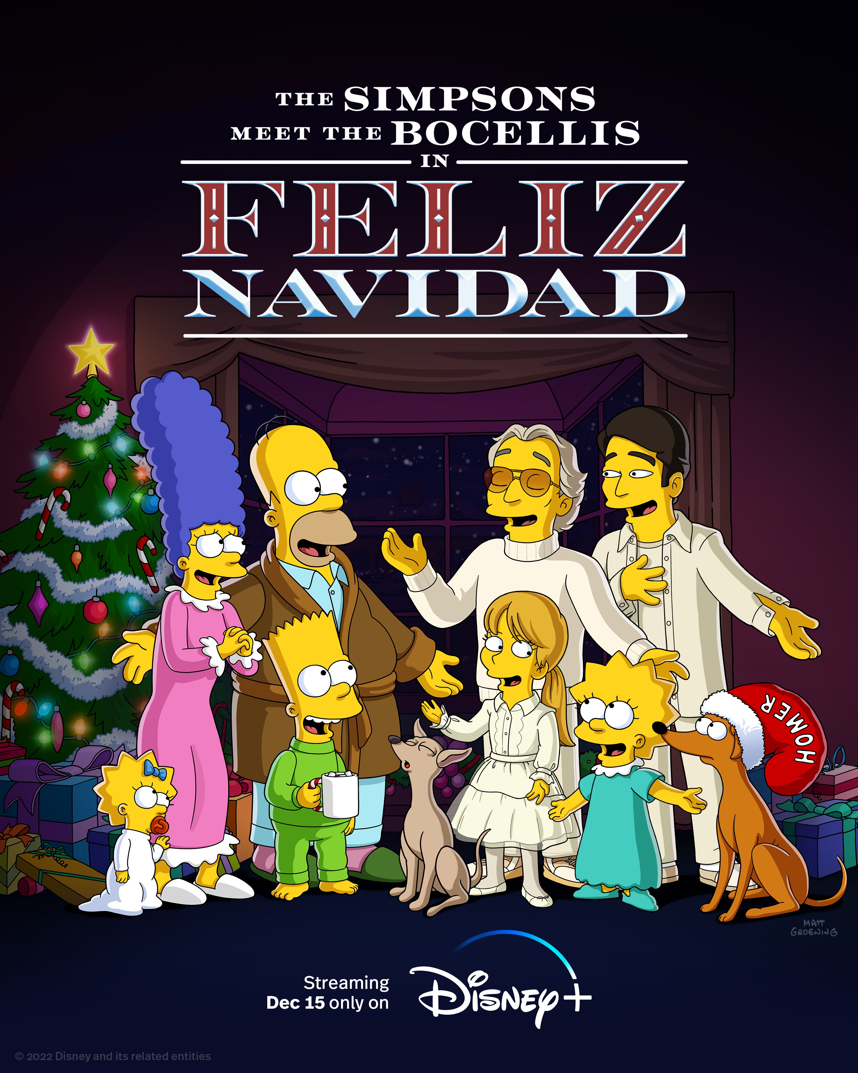 The Simpsons Meet the Bocellis in "Feliz Navidad"