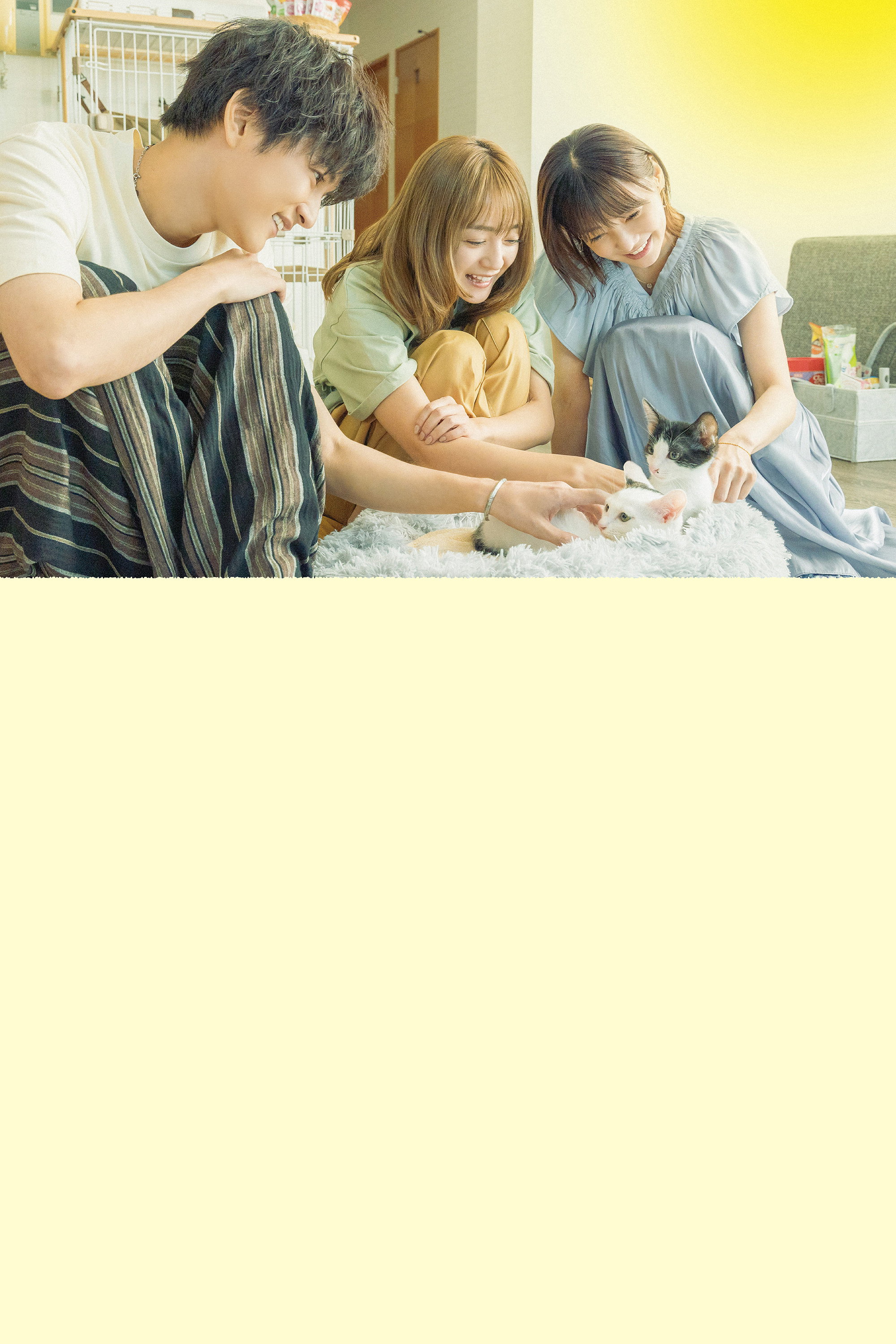 三日月とネコ