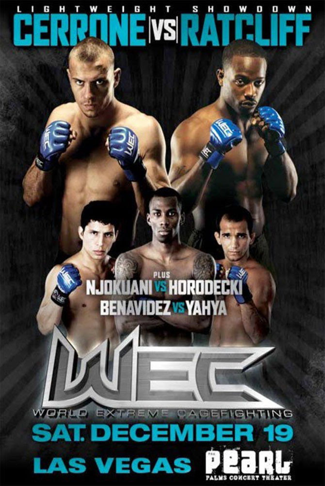WEC 45: Cerrone vs. Ratcliff