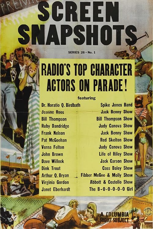 Screen Snapshots No. 1: Radio Characters